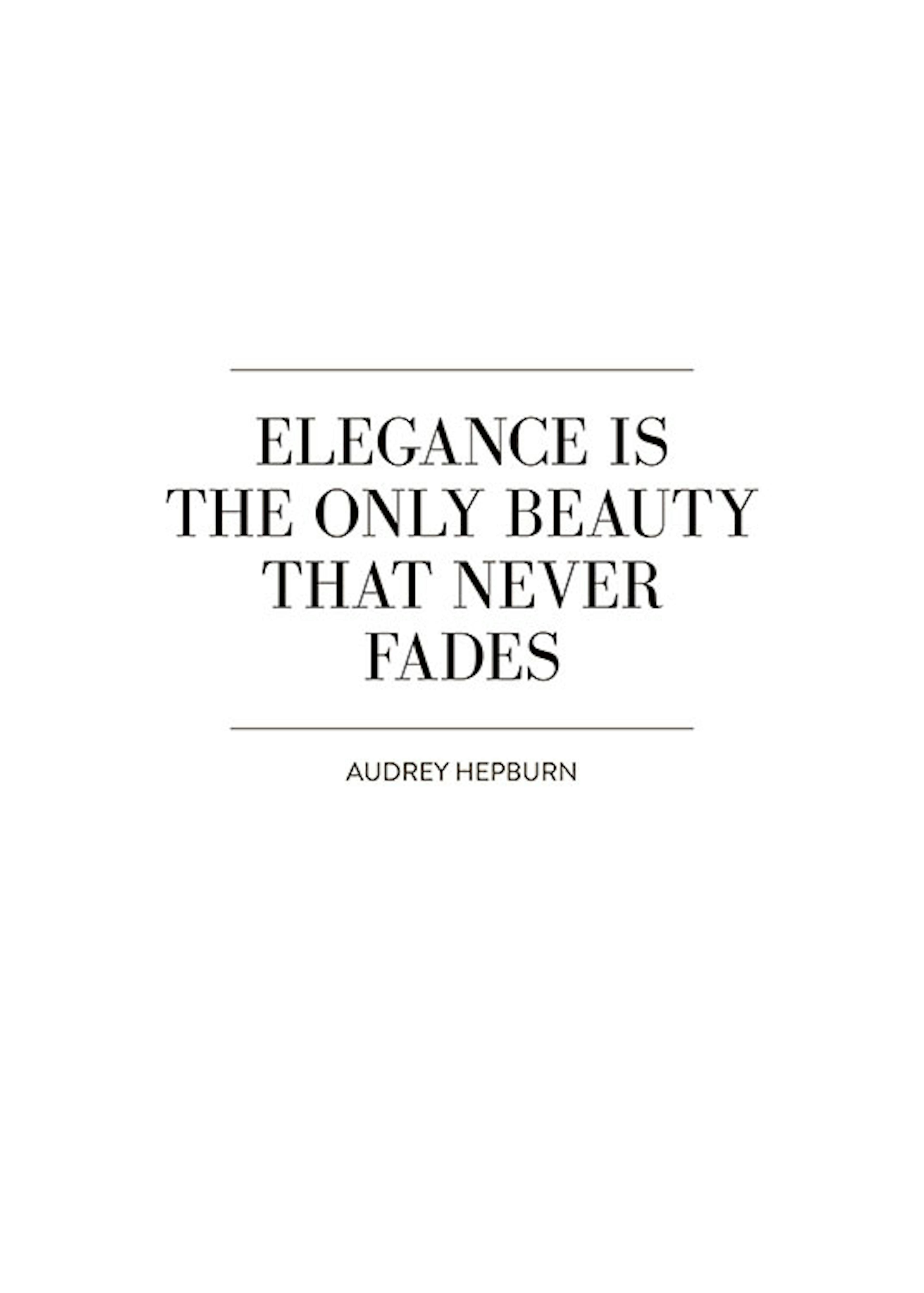 Elegance Is, 포스터 0