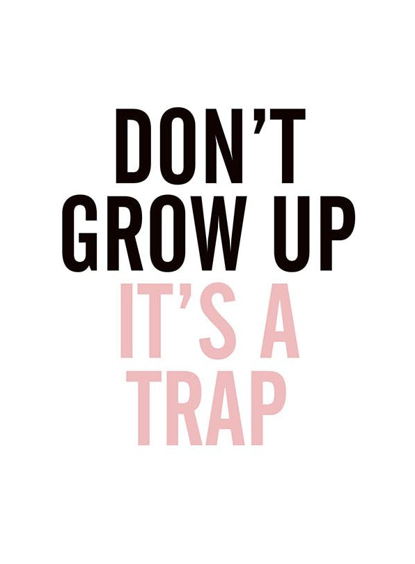 Grow Up Pink, Affiche (13x18 cm) - Affiches pour enfants