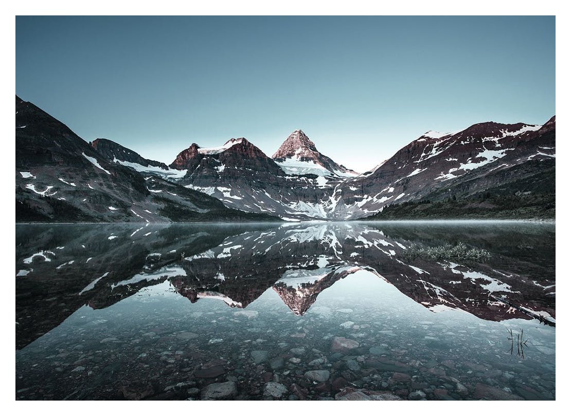 Mountain Reflection, Plakat (50x70 cm)- Zdjęcia natury