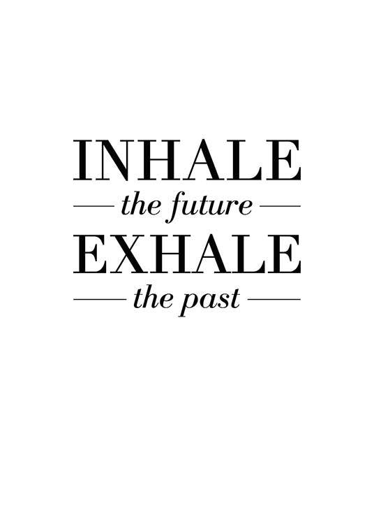 Inhale The Future, Juliste 0