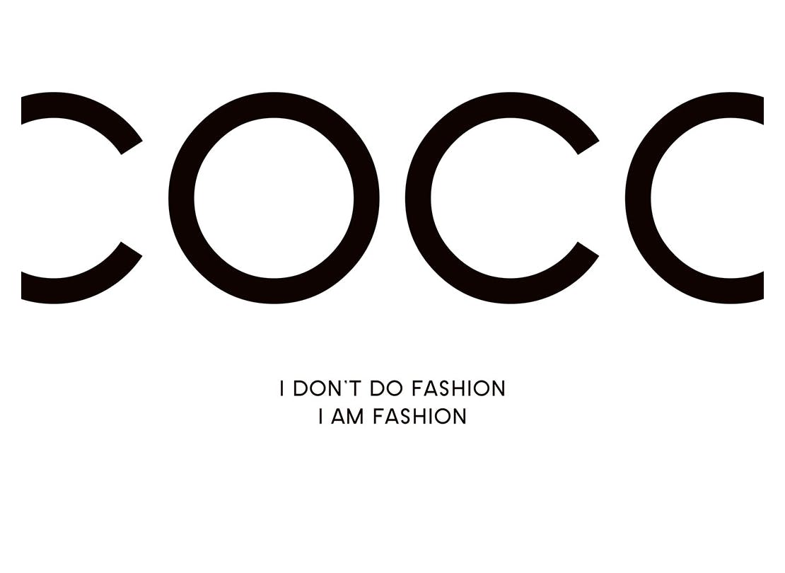I Am Fashion, Plakat (50x70 cm)- Plakaty z napisami