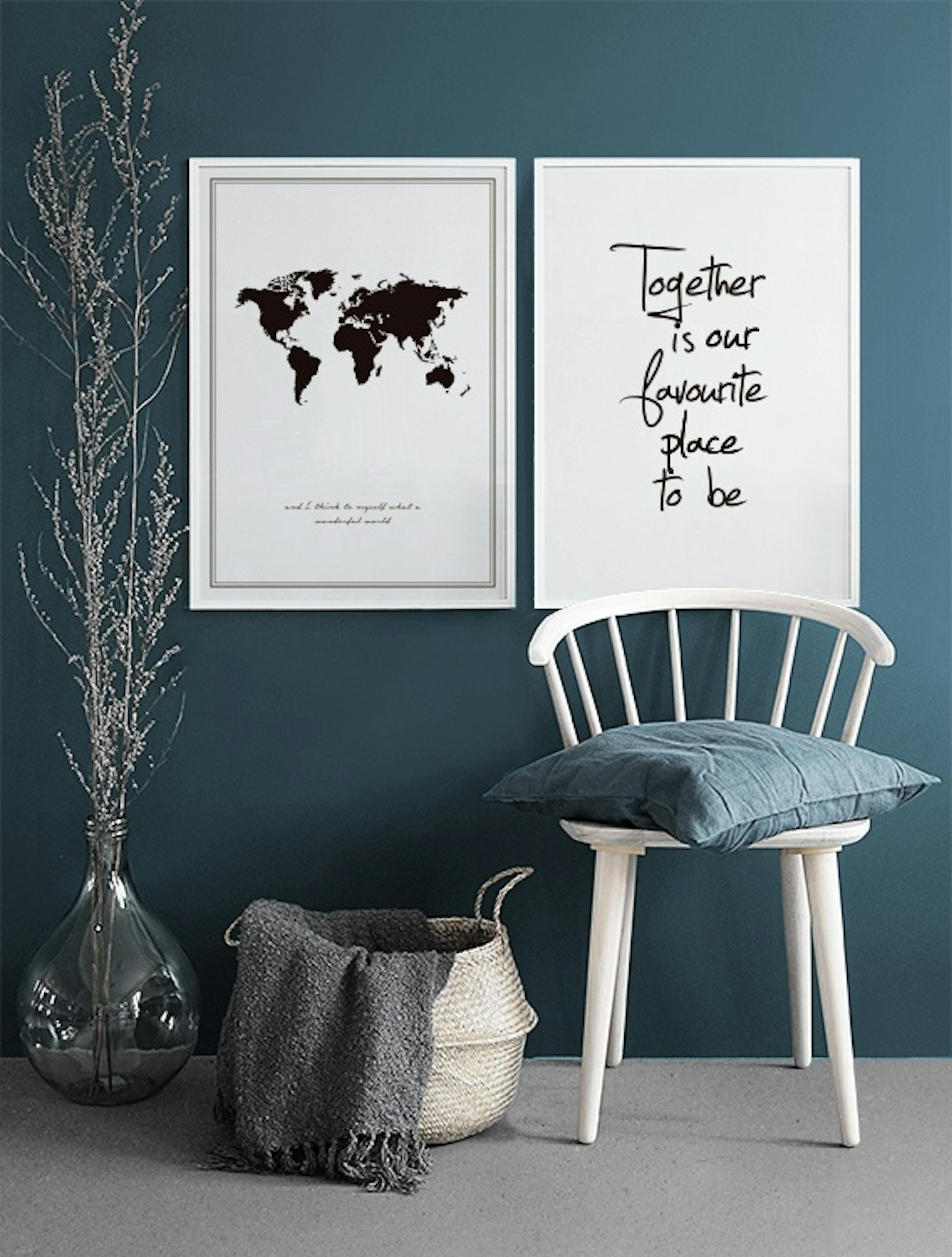Together Is Our Favourite Place, Print