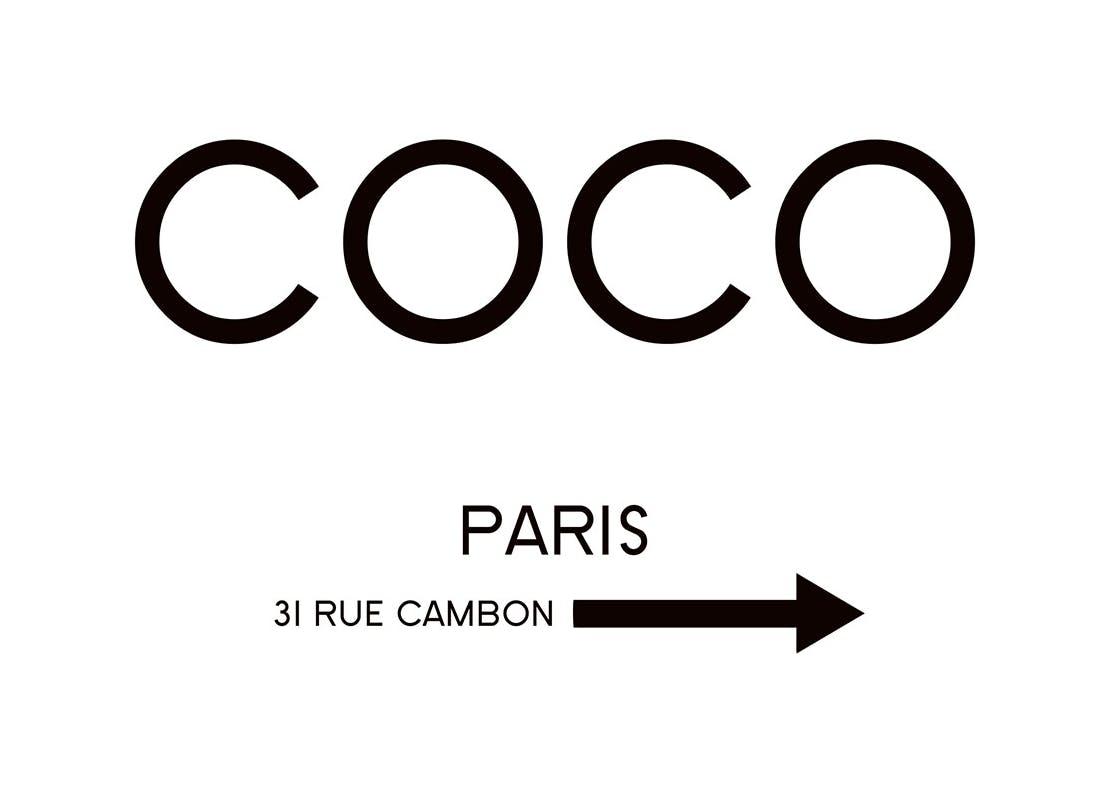 Rue Cambon, Poster (50x70 cm) - Poster mit Sprüchen
