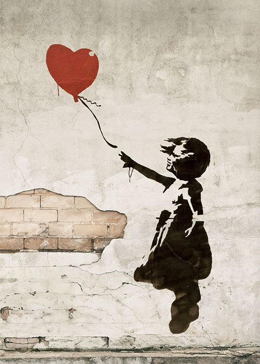 Banksy Bubble Girl | Poster