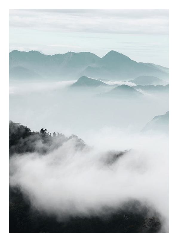 Cloud Mountains, Plakat (30x40 cm)- Zdjęcia natury