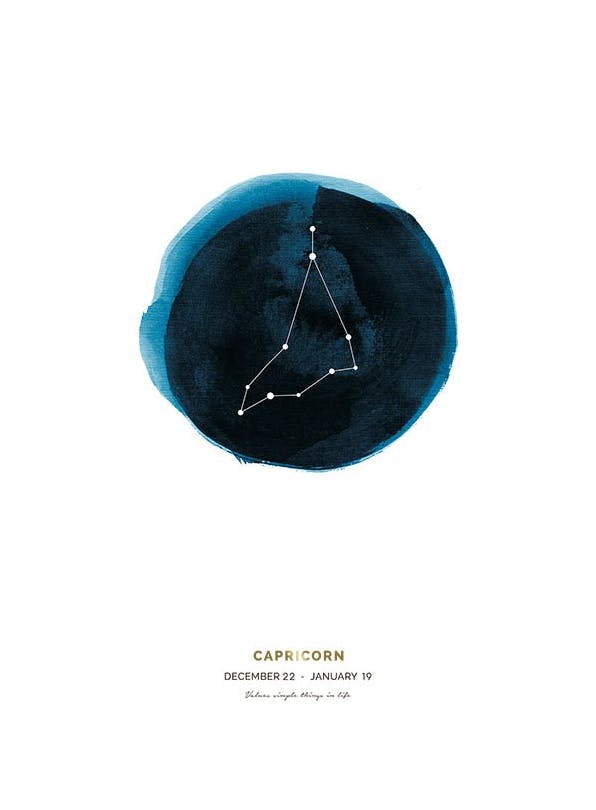 Prints - Capricorn Print (30x40 cm) - Kids wall art