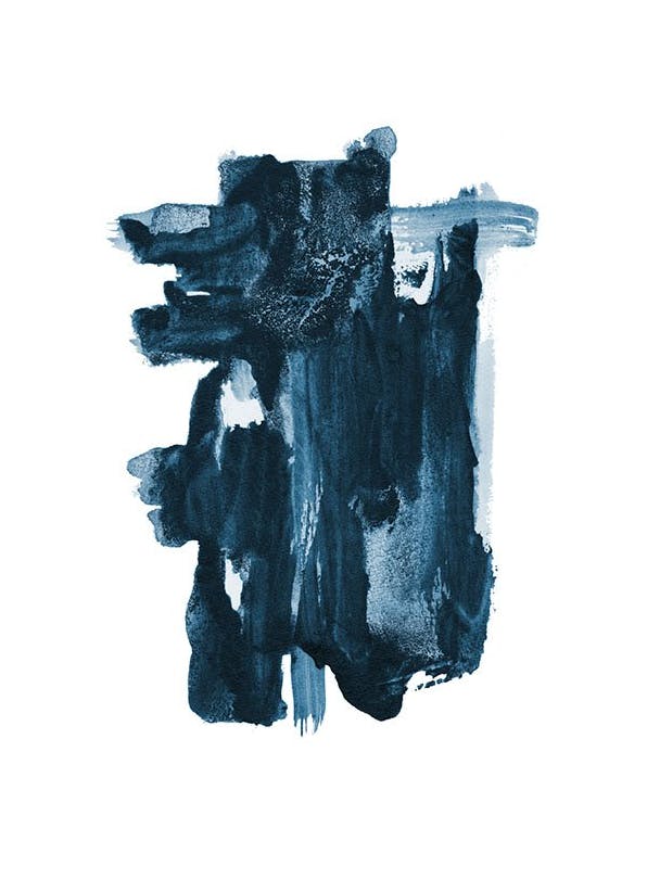 Prints - Indigo Blue Print (70x100 cm) - Art prints