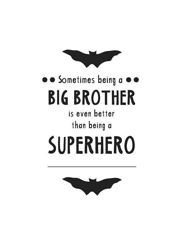 Prints - Big Brother Print (30x40 cm) - Kids wall art