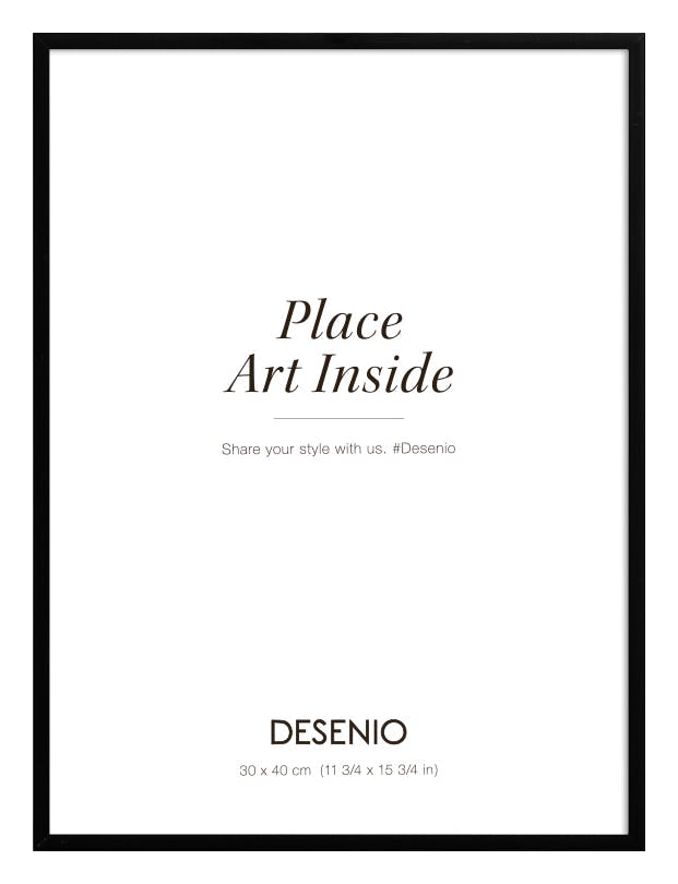 Metal frame Black, 30x40 (30x40 cm)