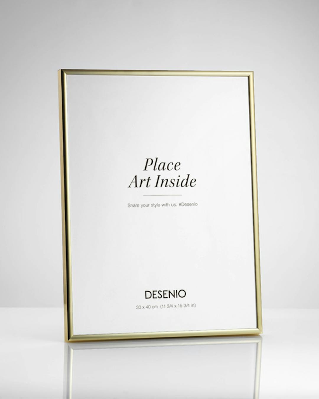 Picture frame Gold, 50x70 Gold metal frame, 50x70 desenio.co.uk