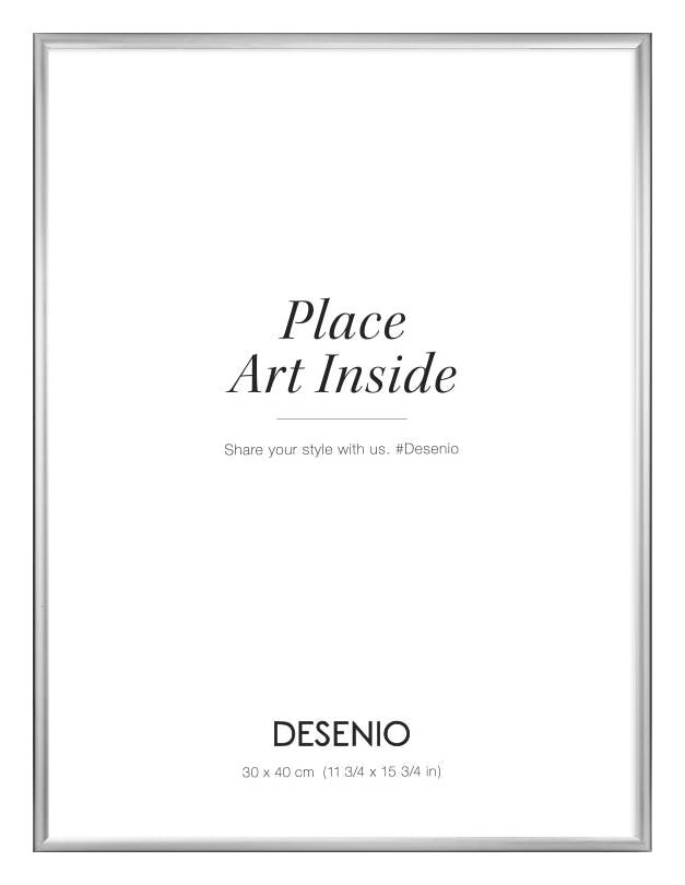 Picture frame Silver, 30x40 plexi (30x40 cm)