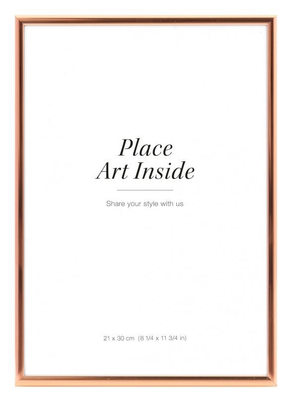 Kobber ramme , 21x30 (21x30 cm)