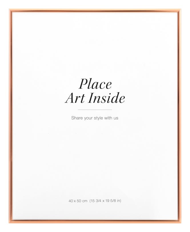 Picture frame Copper, 40x50 plexi (40x50 cm)