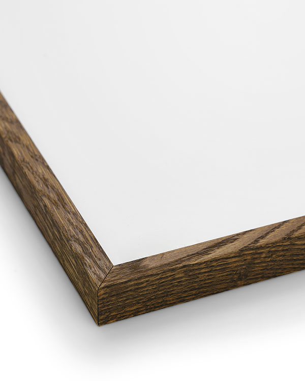 ▷ Marco de madera color marrón 30x40 - Raillo Imagen Digital