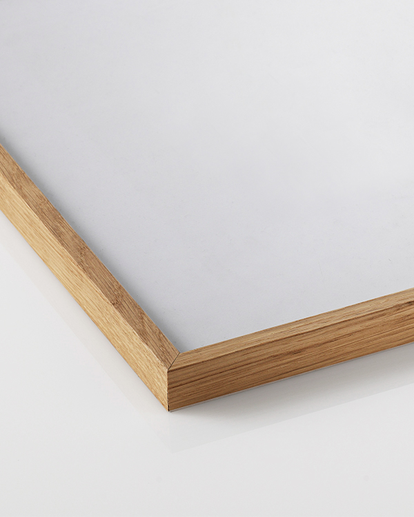 FDM Cornice in legno Murren 40x60 cm - rovere Sonoma - Vetro