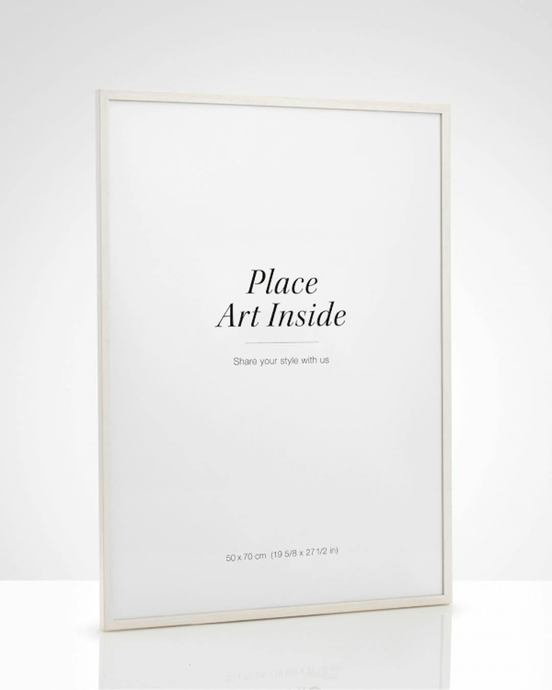 Wood frame light, 50x70 Light wood frame, 50x70 Desenio.co.uk