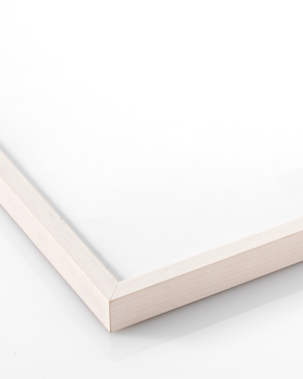 Modery cadre 50x70 blanc pour photo et poster, cadre en bois pour feuilles  50x70 (50x70cm, blanc)