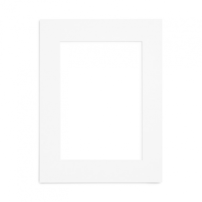 Paspartú blanco, 40x50, Paspartú para marcos y pósters