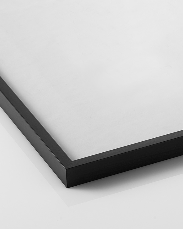 Cornice nera (40x50) - Cornice nera in legno 