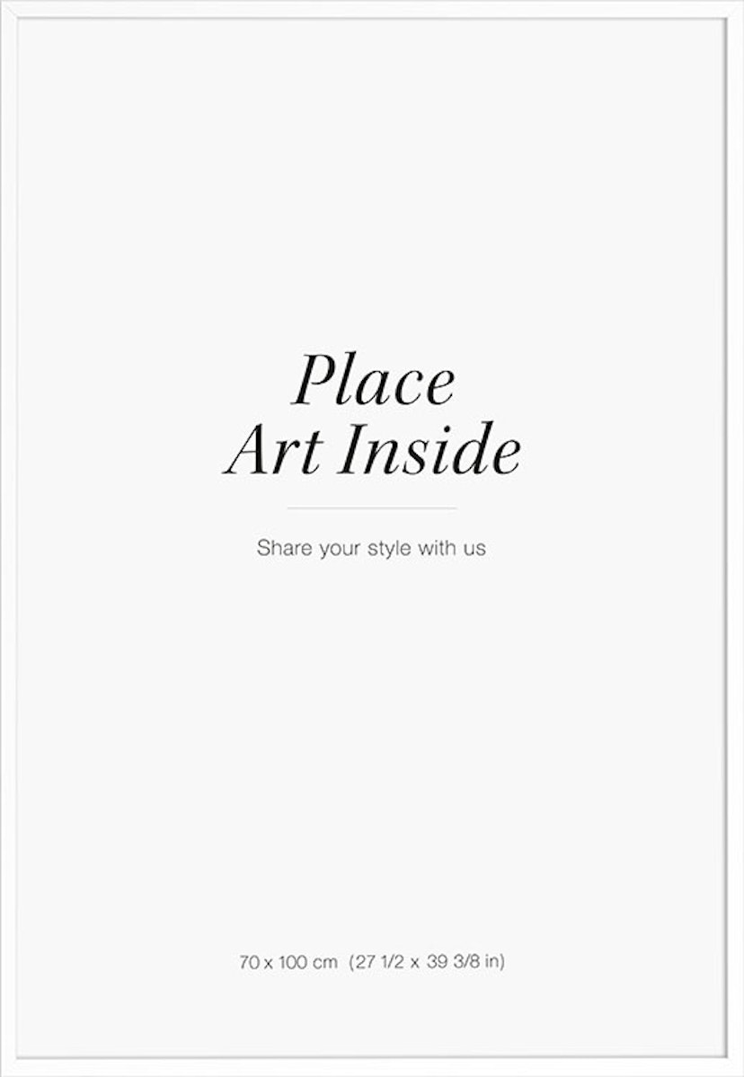 Baby Blue gallery wall - A calm gallery wall with quotes, photographs