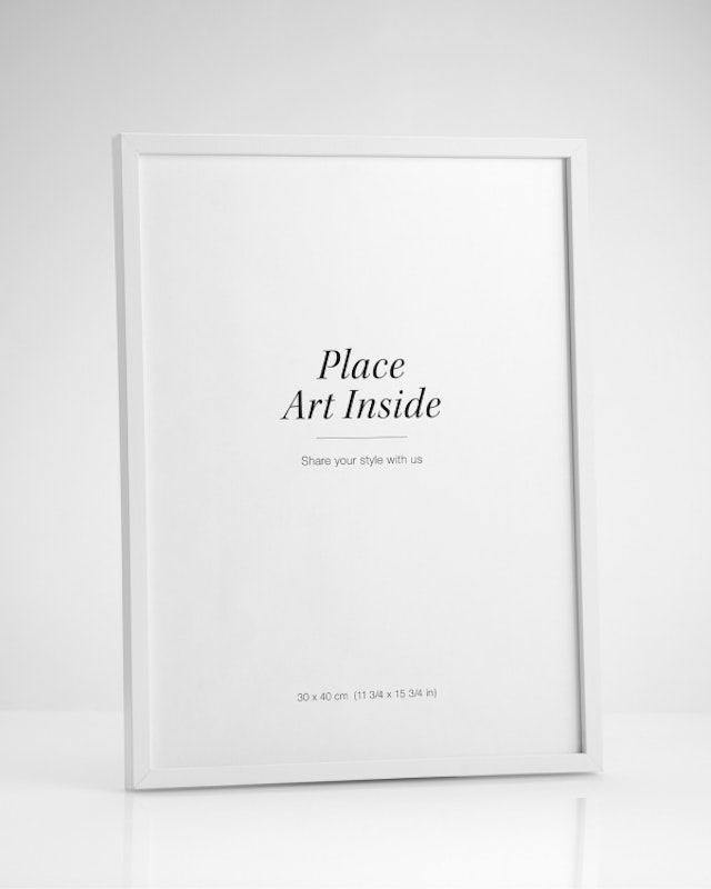 White picture frame, 70x100 - White wood frame - desenio.co.uk