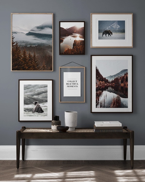 Wild & pure gallery wall