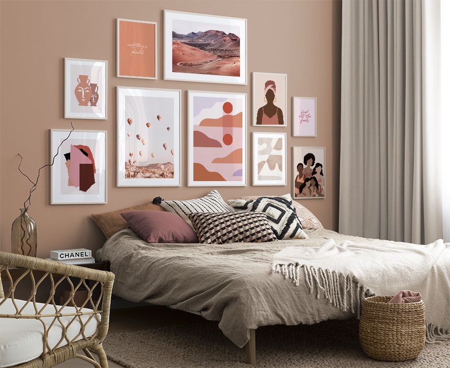 Promo Ideal Cornice In Legno Per Foto, Colore Marrone, Dimensione Immagine 30x45 Cm, Varie Misure