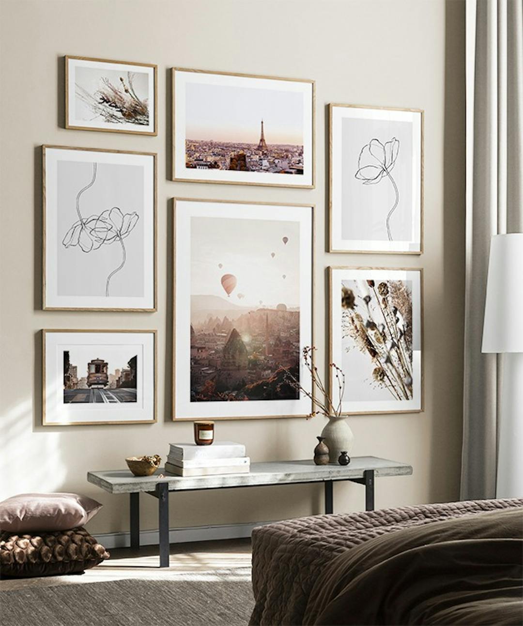 Bedroom wall art | Gallery walls | Desenio.co.uk