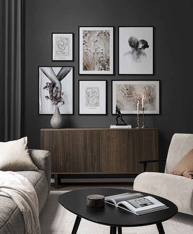 Trendy And Cozy gallery wall