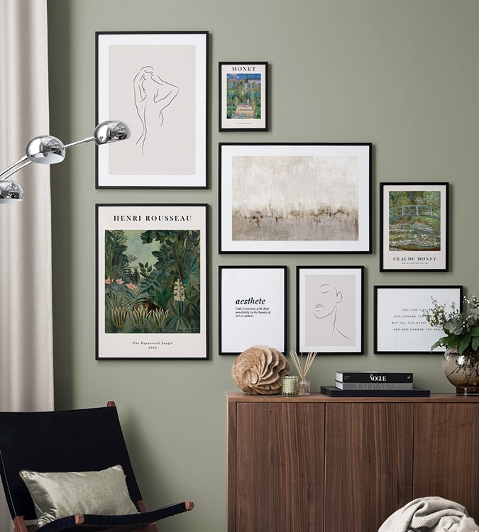 Nature Homestyle gallery wall