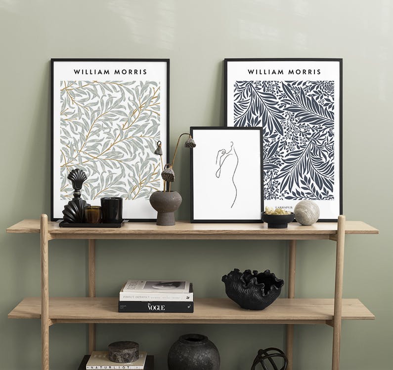 William Morris zostava obrazov