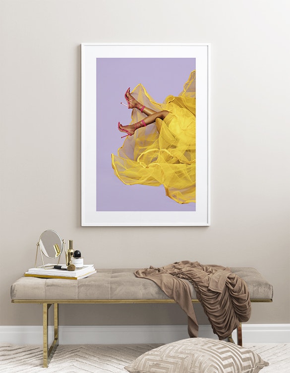 Yellow Dress galería de pared
