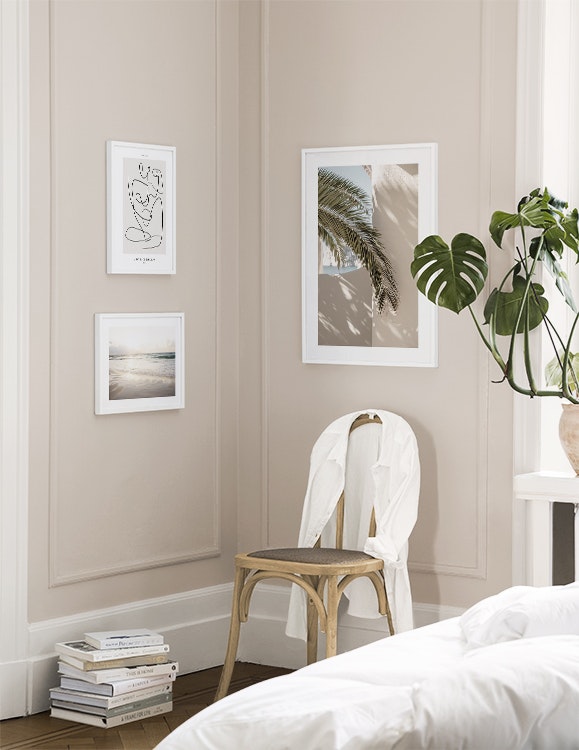 Tropical Lines gallery wall