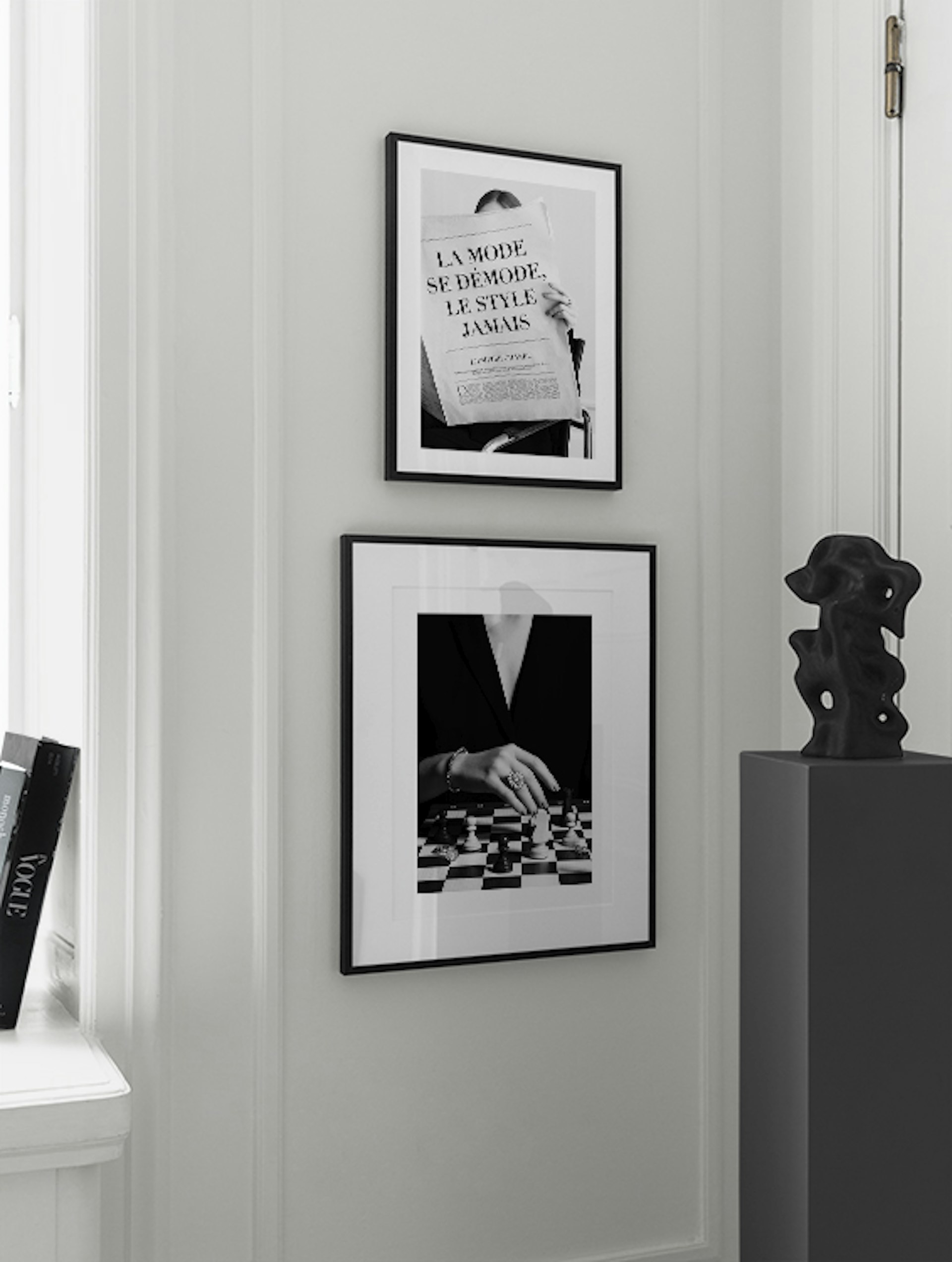 Inspiration til sort-hvid indretning. Kunst i sort-hvid – Desenio.dk