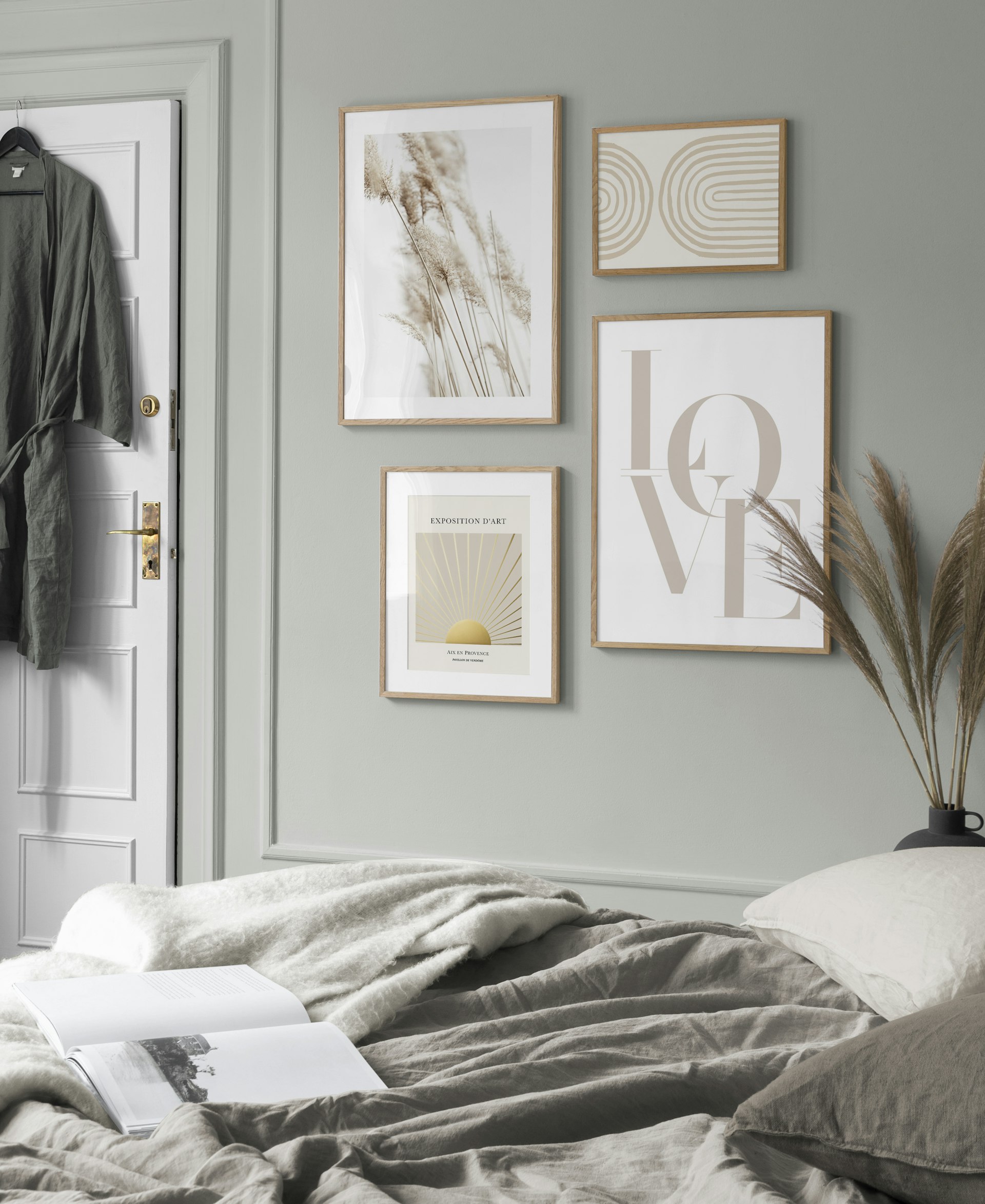 Bedroom wall art Gallery walls Desenio.co.uk