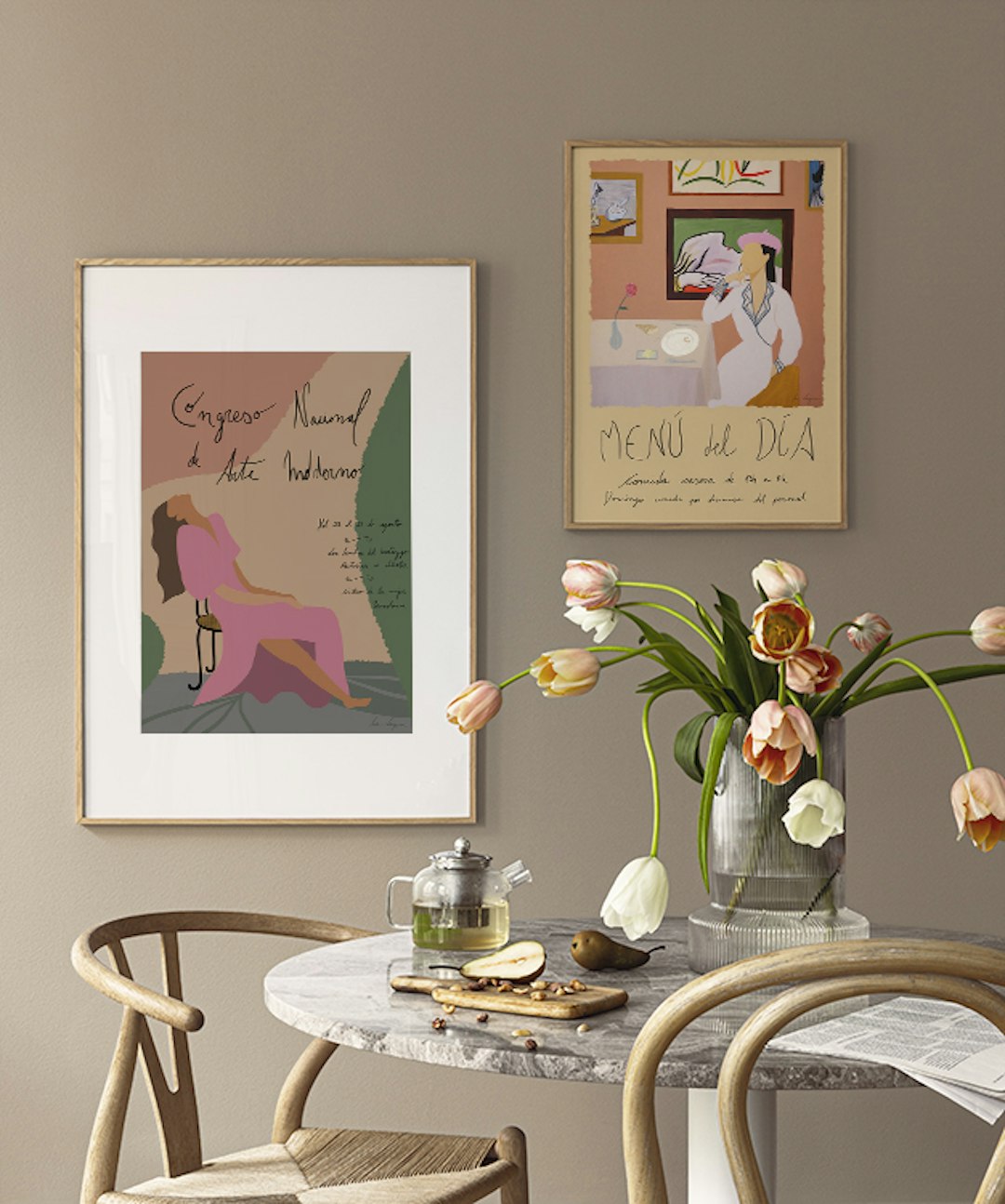 Kitchen wall art ideas Gallery walls Desenio.co.uk