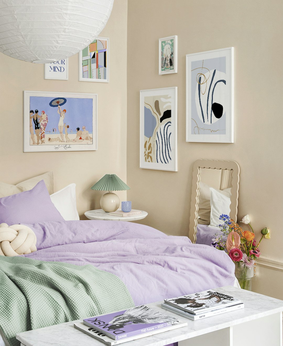 Bedroom wall art Gallery walls Desenio.co.uk