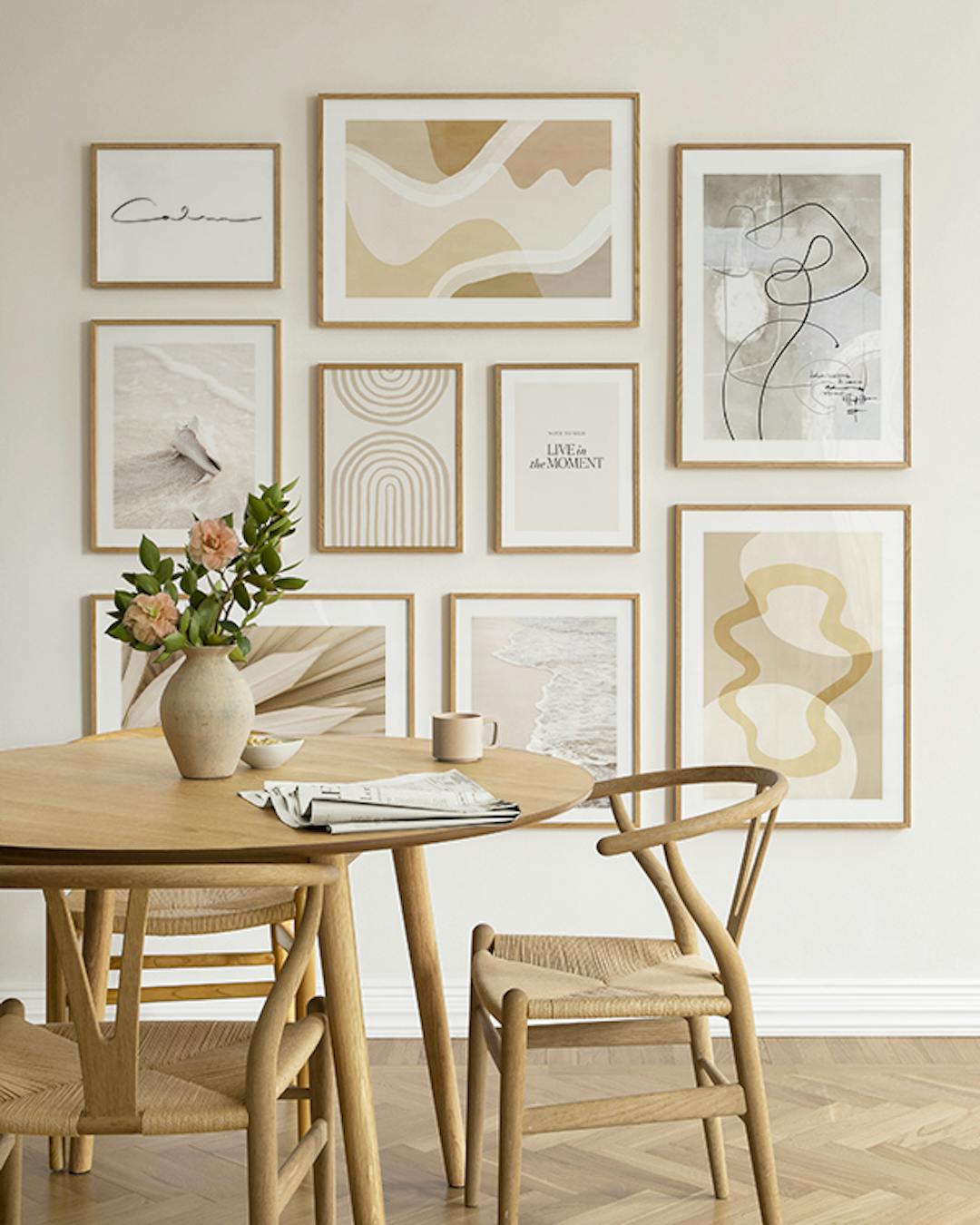 Kitchen wall art ideas Gallery walls Desenio.co.uk