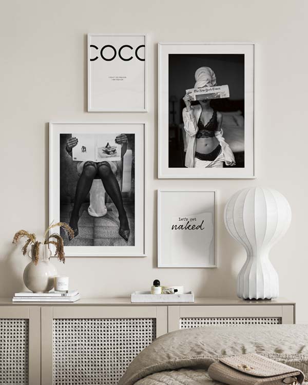 Coco Chanel Quote: Beauty Begins Quote Art Dorm Decor 