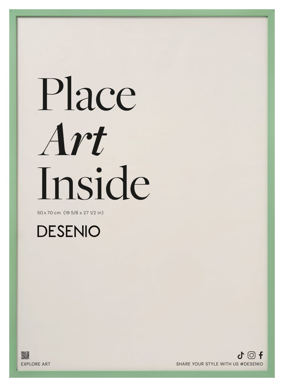 Cadre vert clair, 50x70 cm (50x70 cm)