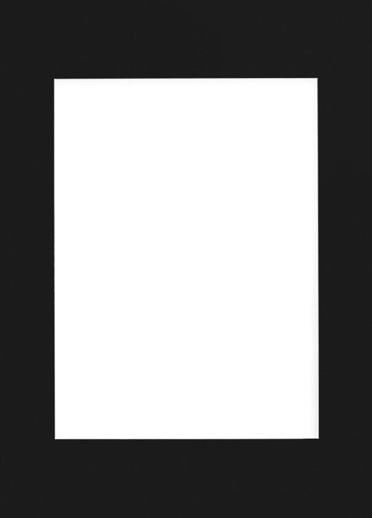 Passe-partout zwart, 70x100 (70x100 cm)