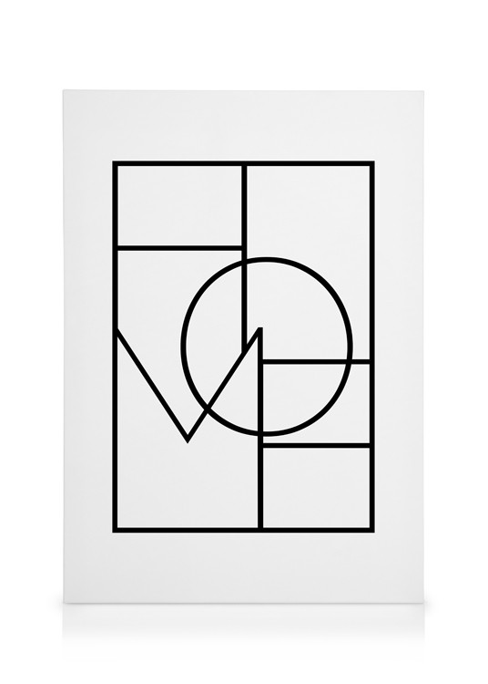 Home Square Tableau sur toile - Tableau sur toile typographique avec le ...