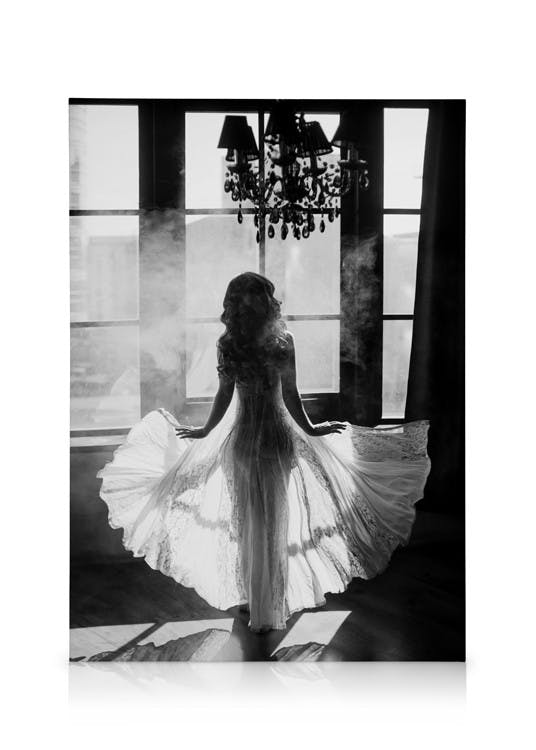 White Dress Obraz na plátne (50x70 cm)