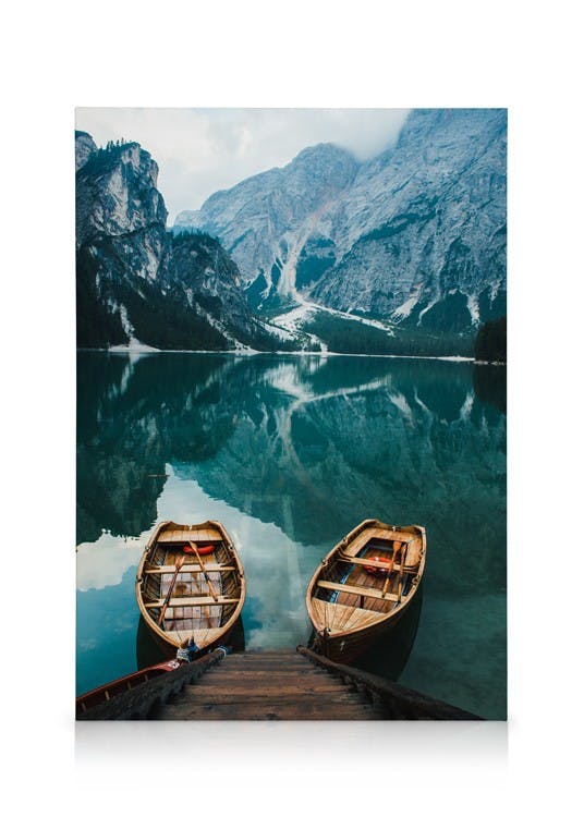 Canvas Prints Two in the Lake Canvas print (50x70 cm - Oak Frame)