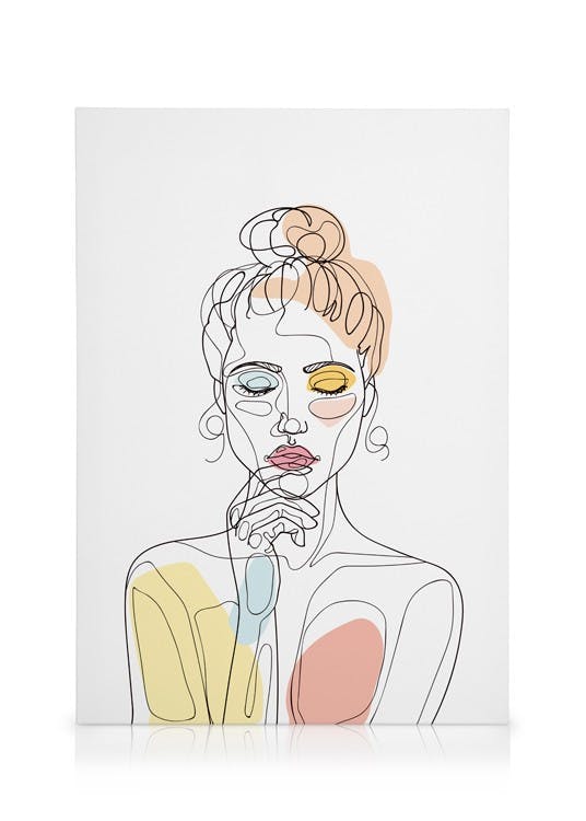 Canvas Prints Color Splash Bun Canvas print (50x70 cm)