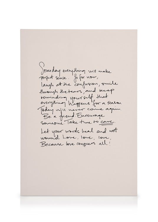 Canvas Prints The Letter Canvas print (50x70 cm)