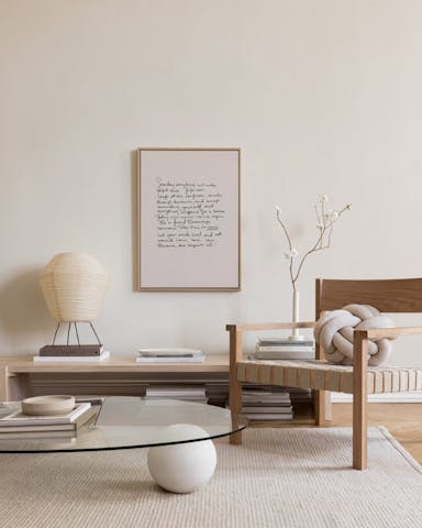 The Letter Canvas - Love in a letter - desenio.com