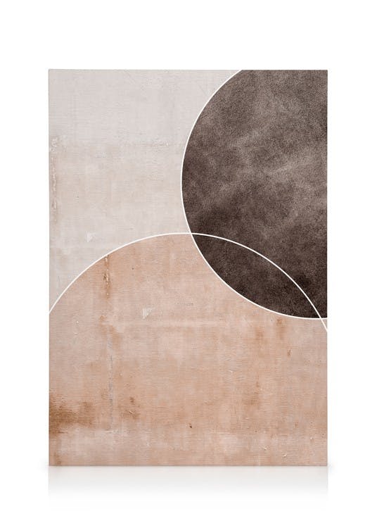 Canvas Prints Graphic Pattern No1 Canvas print (50x70 cm - Black Frame)