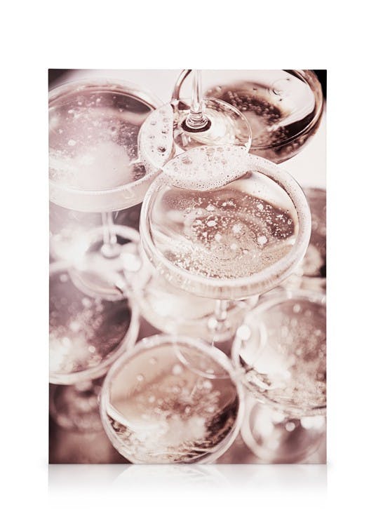 Obrazy na płótnie Champagne Blush Obraz na płótnie (30x40 cm - Ramka dębowa)
