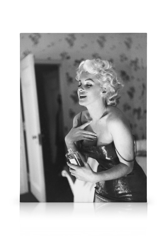 Frustratie nauwelijks Stuiteren Marilyn Monroe Canvas - Vintage black-and-white portrait of Marilyn Monroe  - desenio.com
